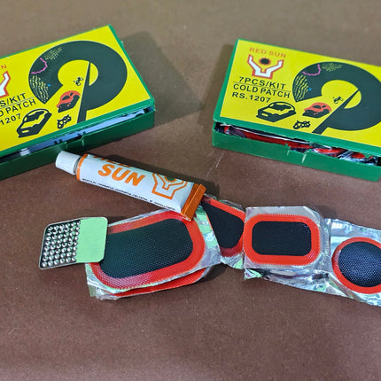 Kit de reparacion de llanta bicicleta