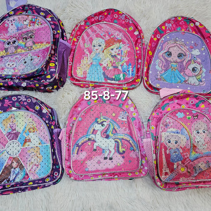 Mochila niña 2 ziper niña