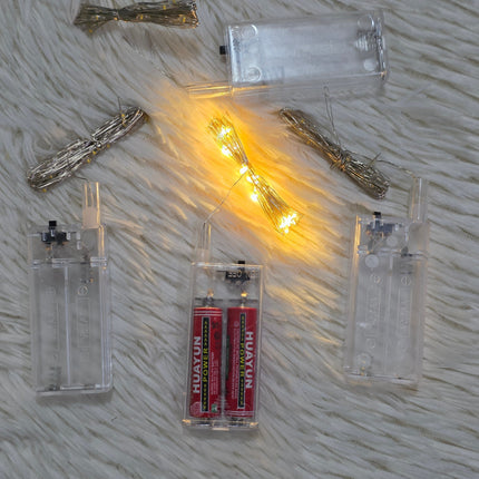 Guia led amarilla a bateria paquete de 3