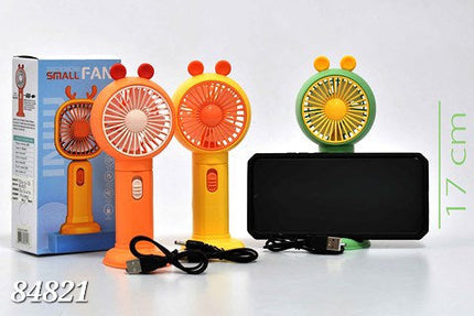 Ventilador recargable c/ porta celular