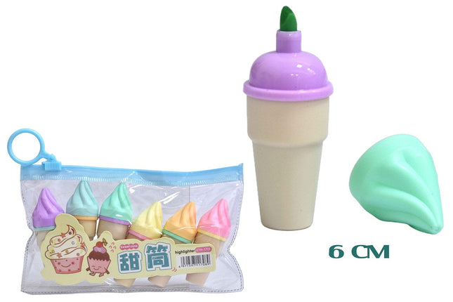 5804 SET DE 6 RESALTADOR SORBETE