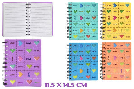 LIBRETA DE NOTAS CORAZON