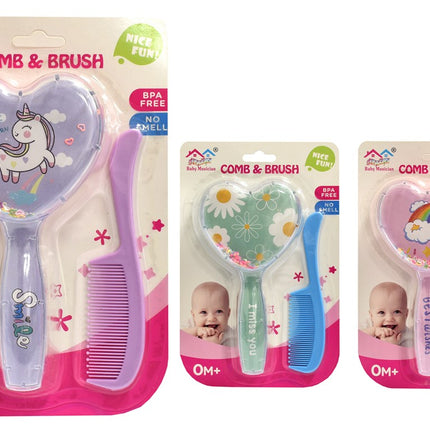 7165 SET DE SEPILLO Y PEINILLA PARA BEBE