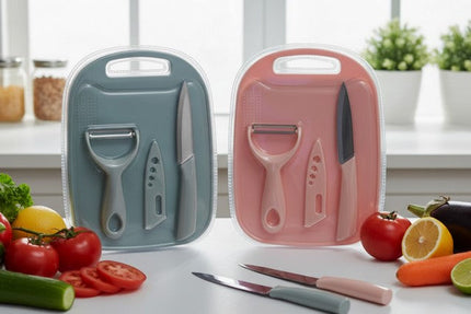 89193 SET TABLA CON CUCHILLOS