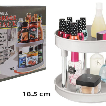 9352 ORGANIZADOR PLASTICO PARA COCINA 2 NIVELES