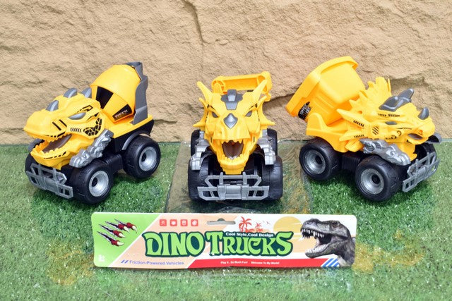 3608 CAMION CONSTRUCCION DINOSAURIO AMARILLO