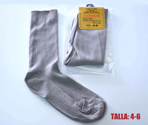 Calcetas colores gris 3 pares