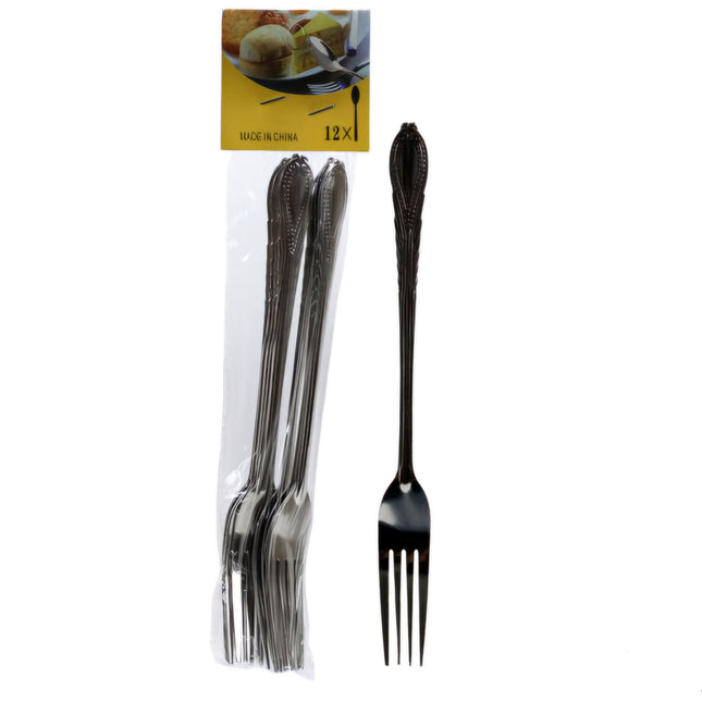 Tenedor metal 12pcs