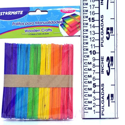 PALILLOS PARA MANUALIDADES DE COLORES