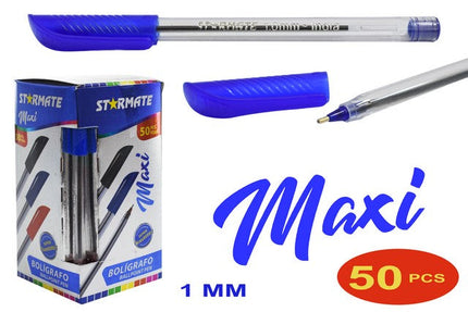 4013 LAPICERO MAXI 1mm 50pcs AZUL