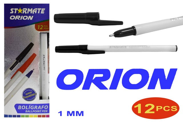 LAPICERO 1mm NEGRO 12pcs