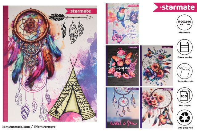 39 CUADERNO ATRAPA SUEÑO 17X23cm