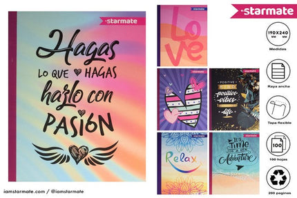 42 CUADERNO 17*23 LETRAS