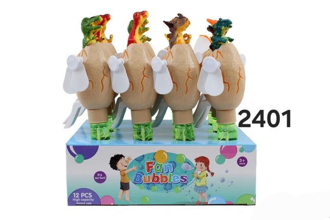 BURBUJA VENTILADOR HUEVO DINOSAURIO