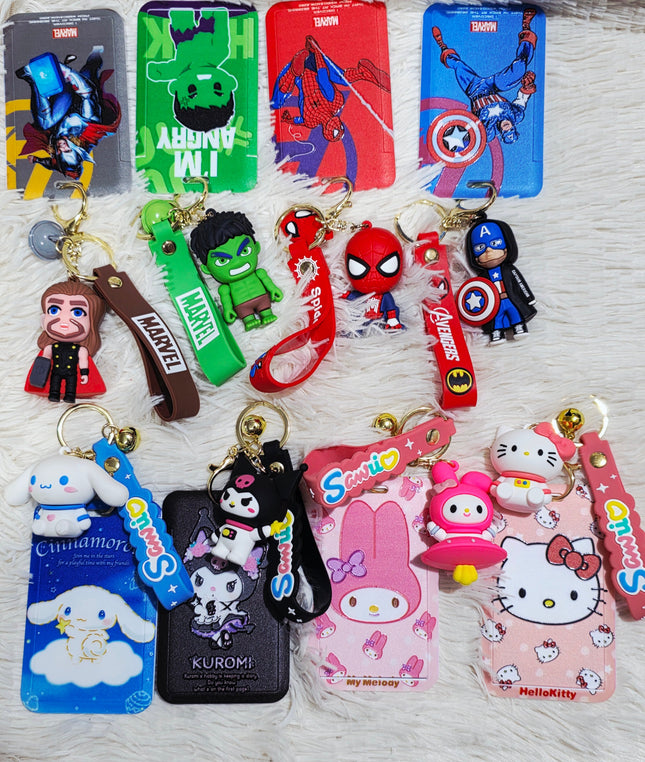 Llavero y porta carnet docena surtida