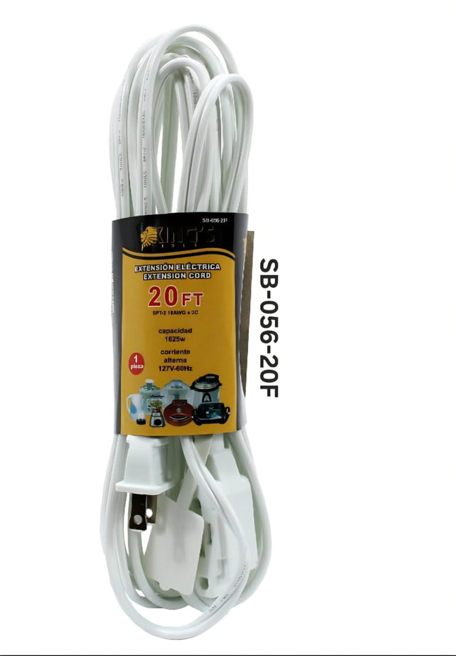 Extensión eléctrica 20 pies