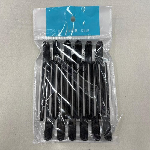 Gancho negro para cabello 12pcs