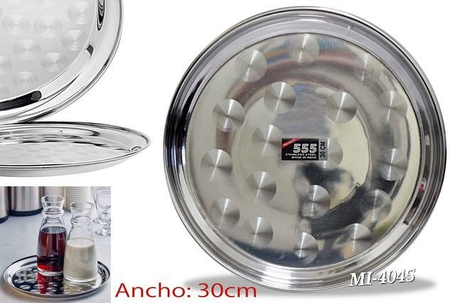 Bandeja metal 30cm