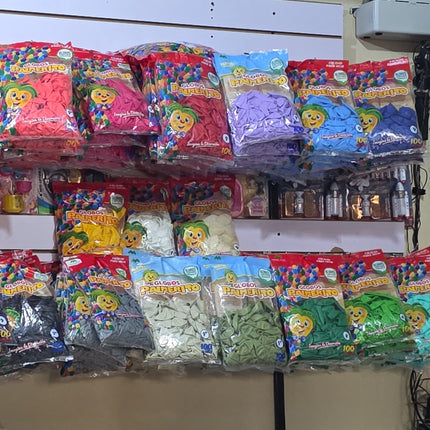 Globo palmerito color x100 N-9