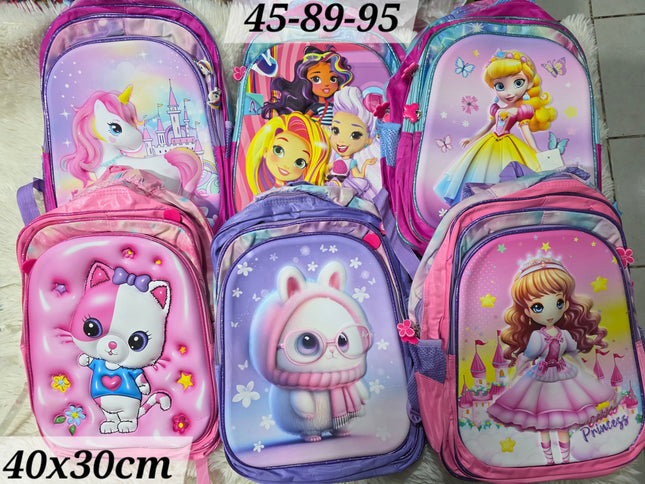 89-95 Mochila niña 3 ziper