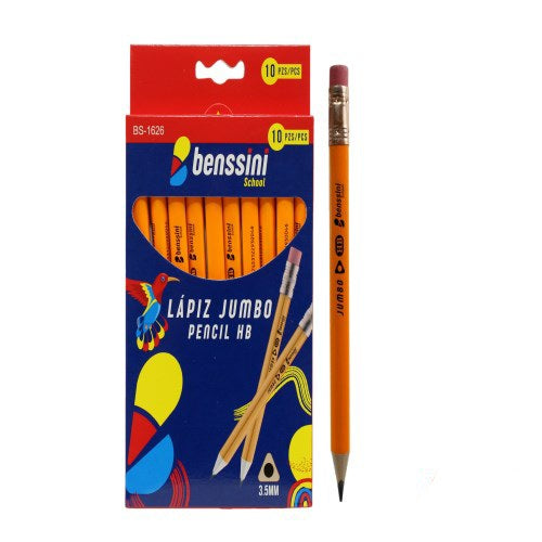 Lapiz jumbo 10pcs