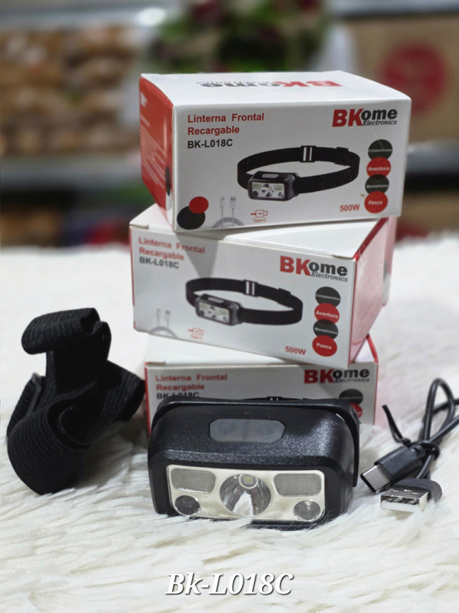 Lampara de frente recargable