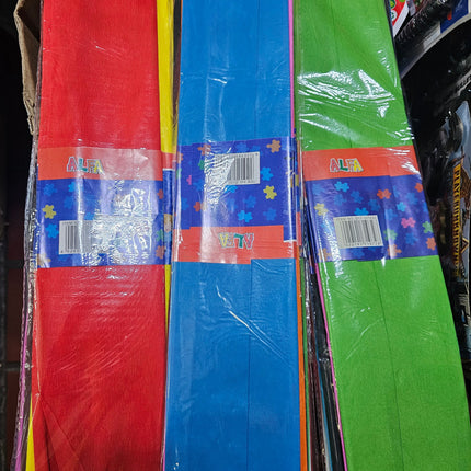 Papel crespón surtido 10 colores